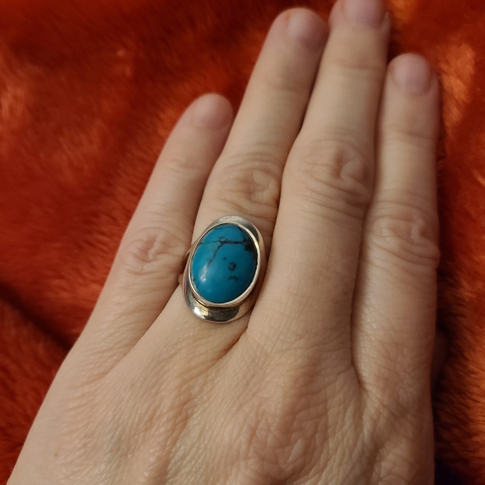 Sterling Silver & Turquoise Ring